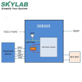SKYLAB low cost Nordic Nrf52832 Chip Spi  Bluetooth 4.2 host Bluetooth low power remote control for Indoor Location